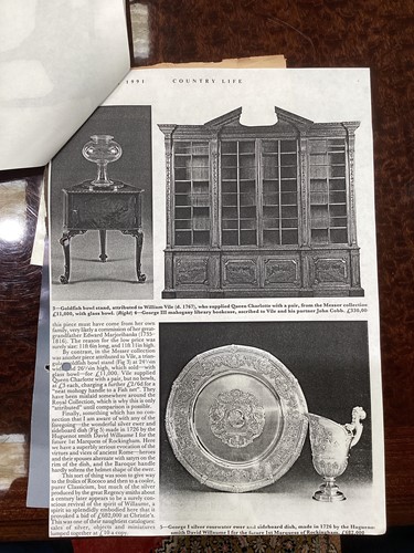 Lot 103 - Attributed to William Vile & John Cobb: an...