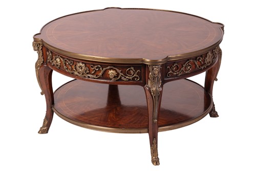 Lot 119 - A mahogany, kingwood and gilt metal mounted...