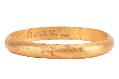 Lot 198 - A Mid 18th-century posy ring, comprising a...