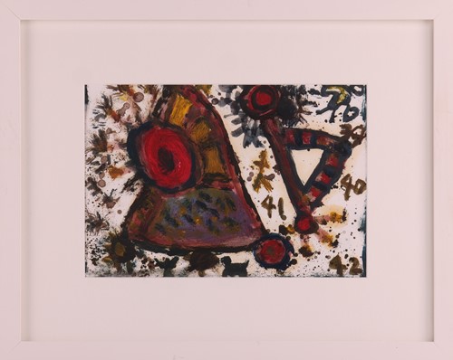 Lot 27 - Alan Davie (Scottish 1920-2014), Opus OG.4469,...