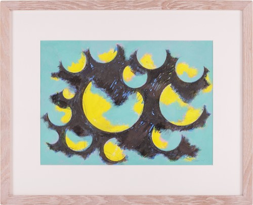 Lot 23 - William Gear (Scottish 1915-1997), Yellow and...