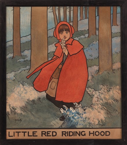 Lot 15 - John Hassall (British, 1868-1948), Little Red...