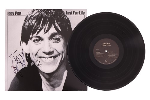 Lot 145 - Iggy Pop, Lust For Life, 2017, Autographed LP...