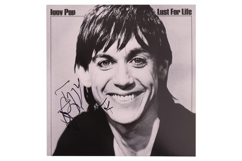 Lot 145 - Iggy Pop, Lust For Life, 2017, Autographed LP...