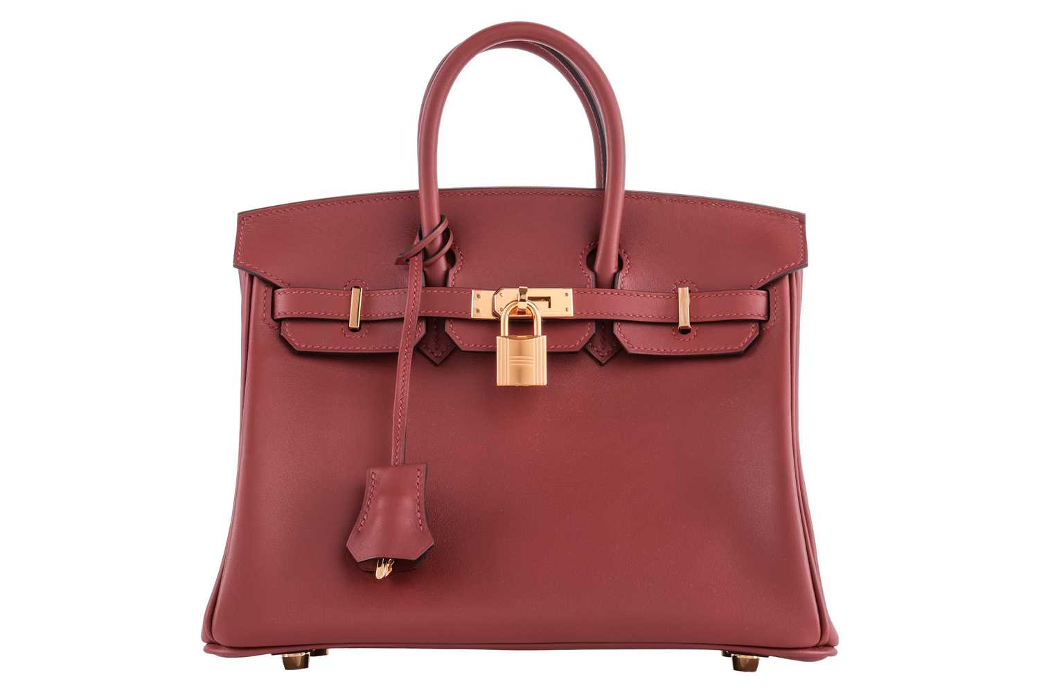 Lot 227 - Hermès - a Birkin Retourne 25 in Rouge H Veau...