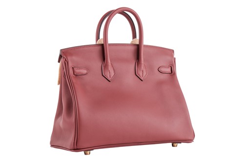 Lot 227 - Hermès - a Birkin Retourne 25 in Rouge H Veau...