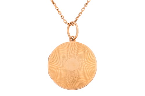 Lot 283 - A vinaigrette in the form of a locket pendant,...