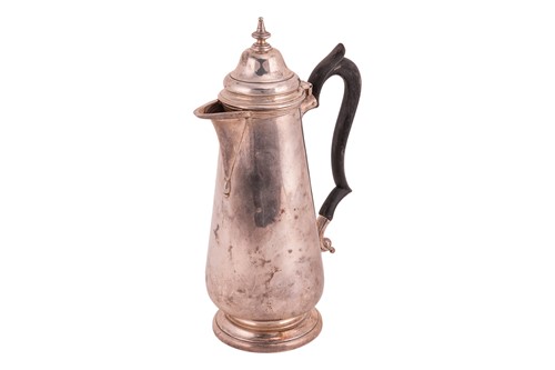 Lot 359 - A silver hot water jug, by Thomas Russell & Co....