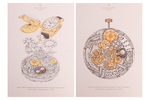Lot 287 - Patek Philippe - Two colour lithographic...