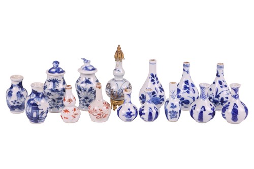 Lot 66 - A pair of Chinese 18th-century miniature (toy)...