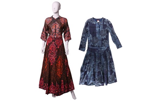 Lot 143 - Vintage Fashion: 1970s Kenzo Jap blue...