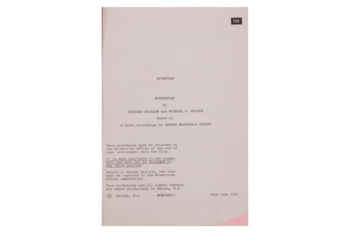 Lot 40 - The Marc Wolff Collection: James Bond:...