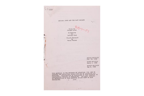 Lot 130 - The Marc Wolff Collection: Indiana Jones and...