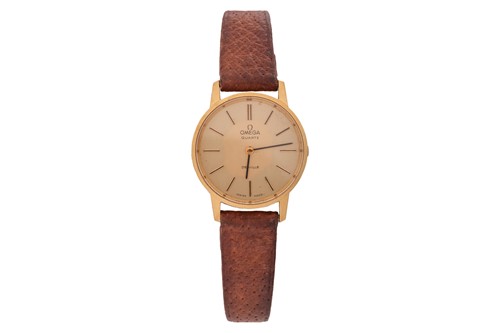 Lot 282 - Omega An ‘18K’ De Ville Wrist Watch Reference:...