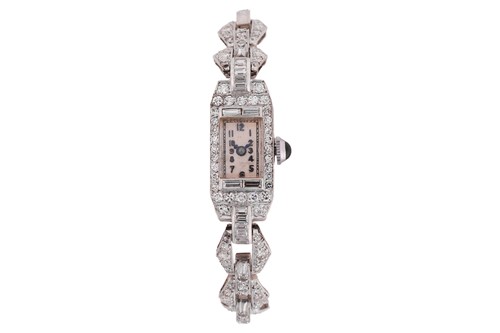 Lot 248 - A lady’s diamond-set cocktail watch, featuring...