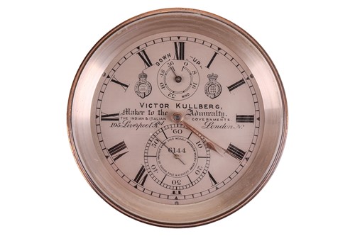 Lot 132 - A late 19th century Victor Kullbery 56 hour...