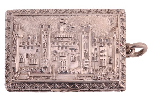 Lot 276 - A Victorian silver castle top vinaigrette, by...