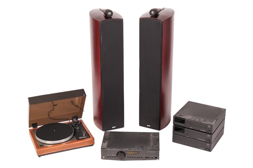 Lot 158 - A set of Linn audio separates, comprising a...