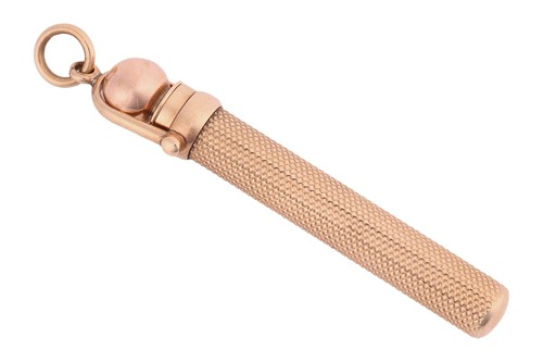 Lot 303 - A 9ct gold propelling pencil by Sampson Mordan...