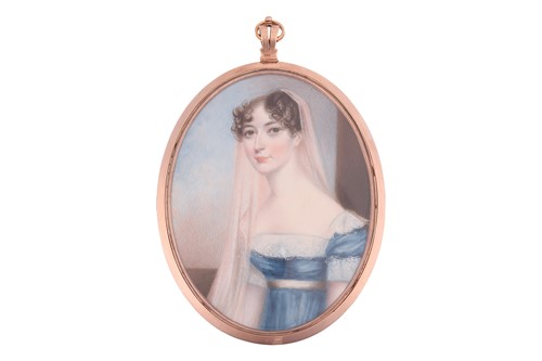 Lot 244 - An early 19th century miniature portrait of a...