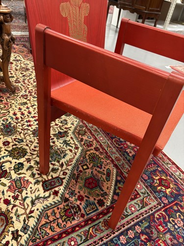 Lot 82 - A 1969 Prince of Wales Investiture chair with...