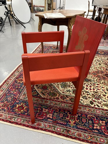 Lot 82 - A 1969 Prince of Wales Investiture chair with...