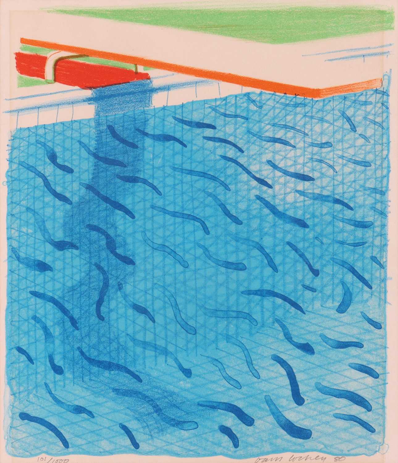 Lot 79 - David Hockney (British b.1937) Pool made with...