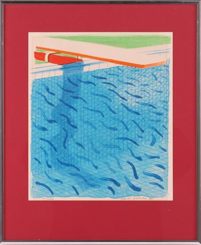Lot 79 - David Hockney (British b.1937) Pool made with...