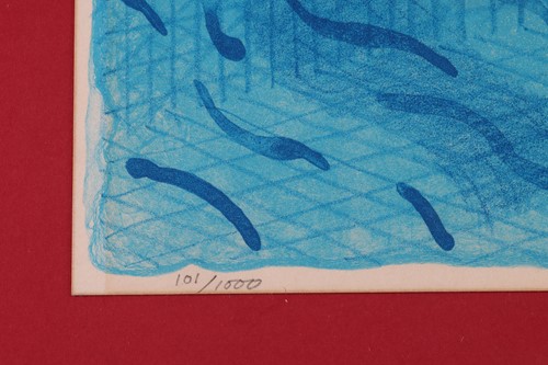 Lot 79 - David Hockney (British b.1937) Pool made with...