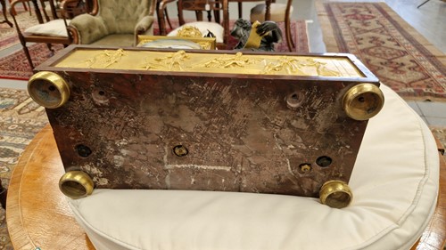 Lot 41 - A French Empire bronze, gilt bronze and...
