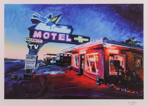 Lot 63 - Bob Dylan (American b.1941) Blue Swallow Motel,...