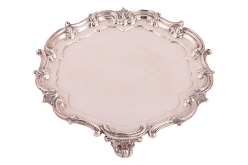Lot 310 - A Victorian silver salver by Elkington & Co.,...