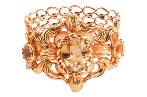 Lot 226 - An early to mid 19th Century citrine parure,...