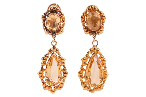 Lot 226 - An early to mid 19th Century citrine parure,...