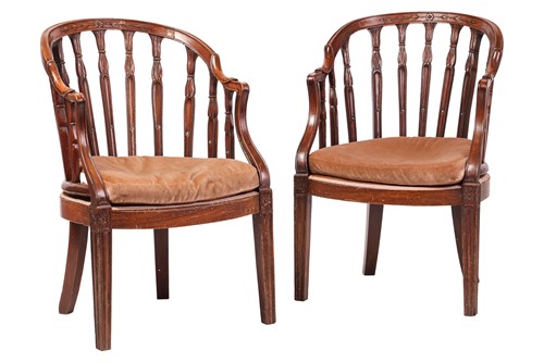 Lot 68 - In the manner of John Linnell, a good pair of...