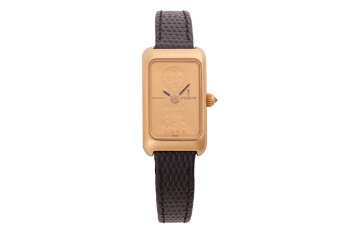 Lot 280 - Corum 5 gram Ingot Wrist Watch Reference:...