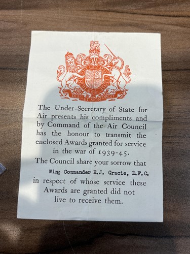 Lot 1 - A World War II D.F.C. medal group, awarded to...