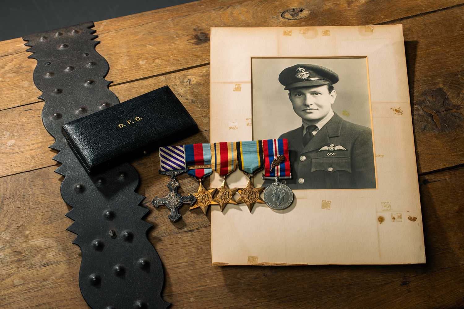 Lot 1 - A World War II D.F.C. medal group, awarded to...