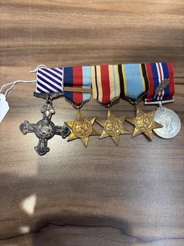 Lot 1 - A World War II D.F.C. medal group, awarded to...