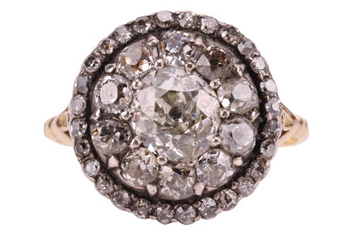 Lot 238 - A 19th Century diamond cluster ring,...