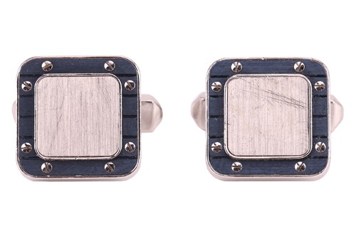 Lot 222 - Cartier - A pair of 'Santos de Cartier'...