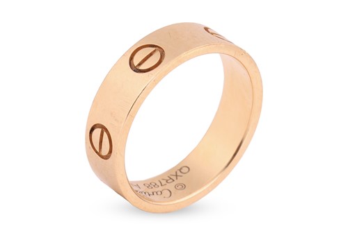 Lot 171 - Cartier - a ‘Love’ ring in 18ct yellow gold,...