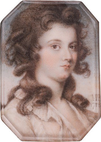 Lot 126 - John Bogle (Scottish 1746-1804) portrait of a...