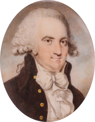 Lot 114 - Philip Jean (Jèrrais 1755-1802) Portrait of...