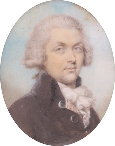 Lot 134 - Philip Jean (Jèrriais 1755-1802) Portrait of a...