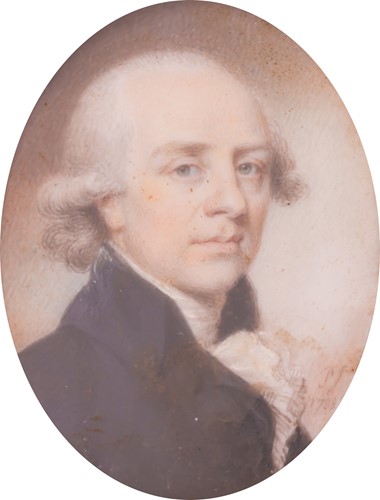 Lot 135 - Philip Jean (Jèrriais 1755-1802) Portrait of a...