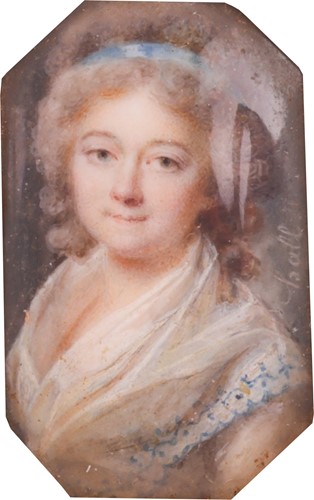 Lot 137 - Ball (Early 19th century) Portrait of a lady,...