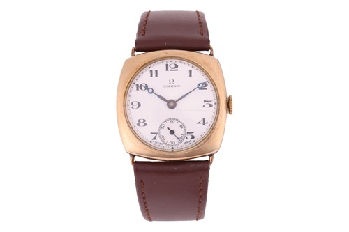 Lot 254 - Omega A 9ct Gold Wrist Watch Reference: 413408...