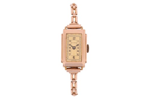Lot 262 - CYMA A ‘9ct’ Dress Watch Bezel: Smooth,...
