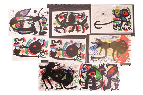 Lot 59 - After Joan Miró Derriere Le Miroir (nos. 186,...